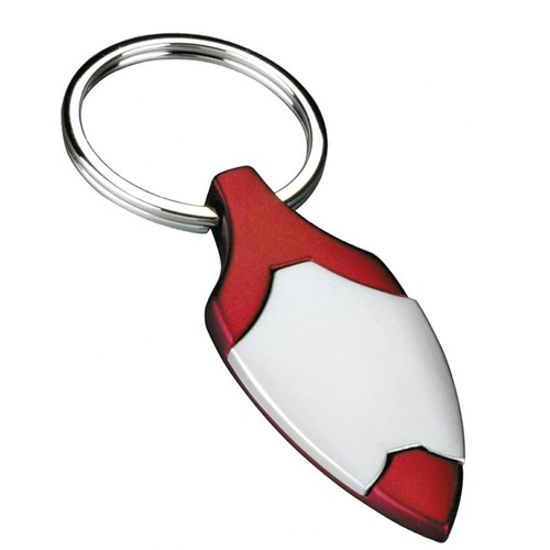 KEYCHAIN SHIELD SATIN / RED KEYCHAIN SHIELD SATIN / RED