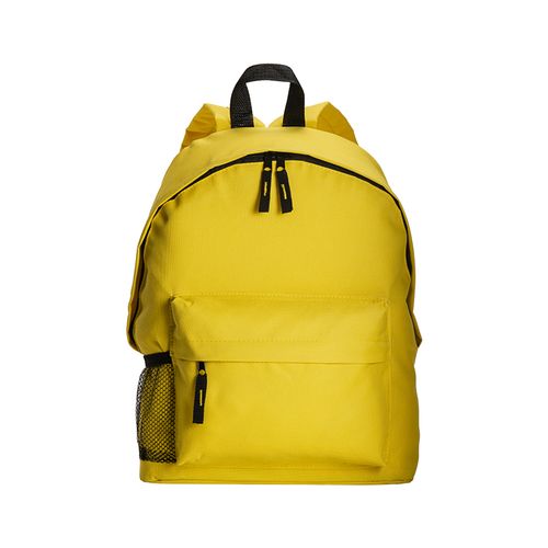 600D polyester 3-pocket backpack (one mesh side pocket). Adjustable shoulder straps 600D polyester 3-pocket backpack (one mesh side pocket). Adjustable shoulder straps