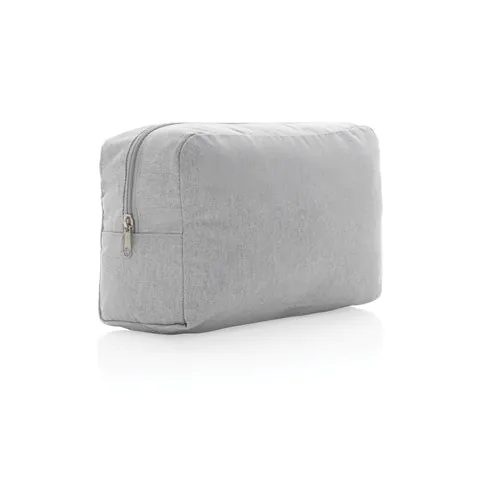 Impact Aware™ 285 gsm rcanvas toiletry bag undyed Impact Aware™ 285 gsm rcanvas toiletry bag undyed