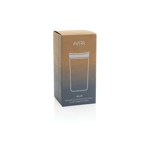 Avira Alix RCS recycled staal klik beker 400ML