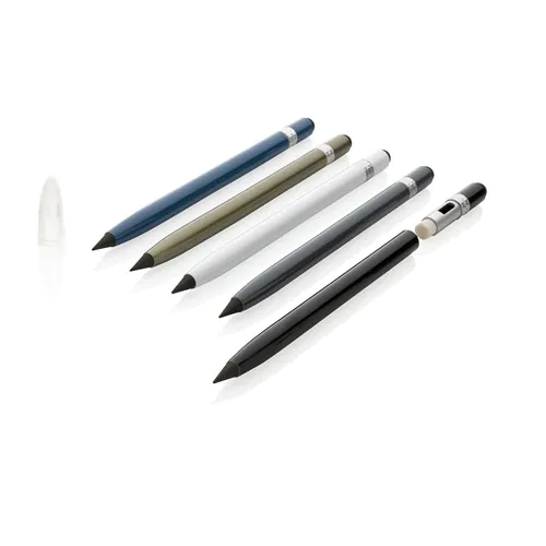 Aluminium inkless pen with eraser Aluminium inkless pen with eraser