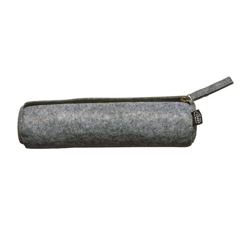 Étui en feutre pour stylos/beauté R-Pet avec fermeture à glissière
