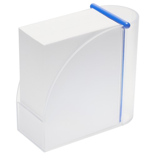 Design memo block holder with integrated organizer Design memo block holder with integrated organizer