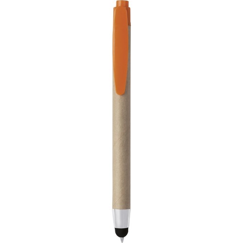 TOUCH SCREEN BALLPOINT PEN IN PLASTIC AND RECYCLED CARDBOARD TOUCH SCREEN BALLPOINT PEN IN PLASTIC AND RECYCLED CARDBOARD