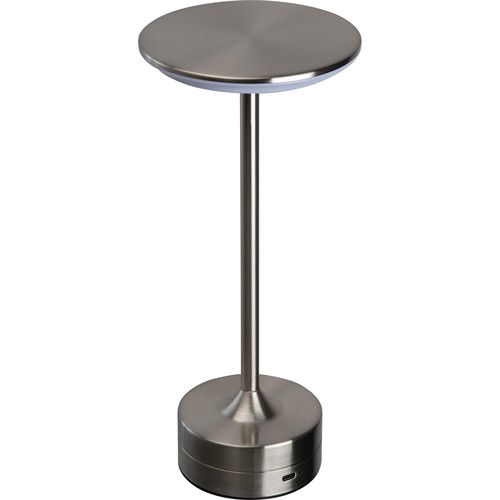 Lampe de table en acier inoxydable