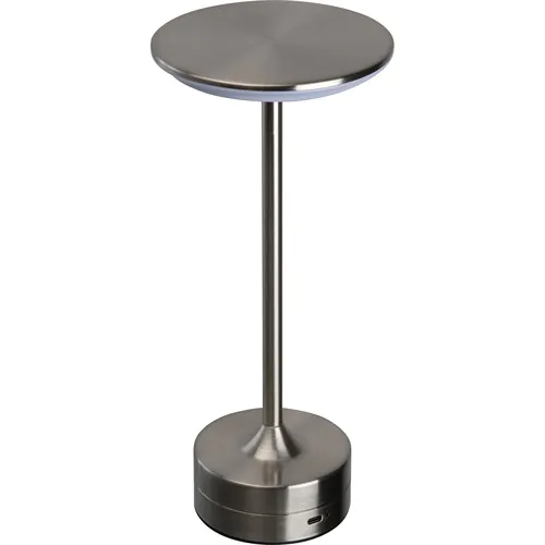 Lampe de table en acier inoxydable