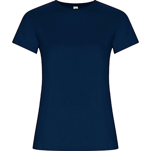 Fitted organic cotton t-shirt GOLDEN WOMAN