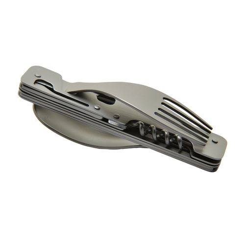 Cutlery set 'Papagayo', with neoprene pouch