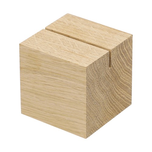Porte-menu en bois "Cube"