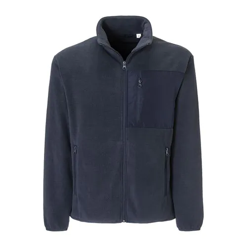 Sudadera unisex de micropolar en tejido de 240 g/m2 (100% poliéster reciclado)