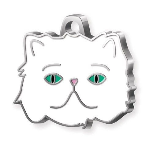 MEDAILLE CHAT PERSIANO YEUX VERTS