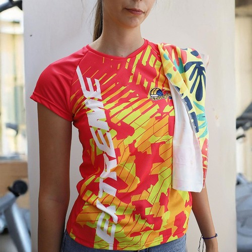 Top / women´s sports t-shirt, polyester, imp. Total Top / women´s sports t-shirt, polyester, imp. Total