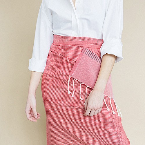 Asciugamano pareo morbido e dal design elegante. F Zaida