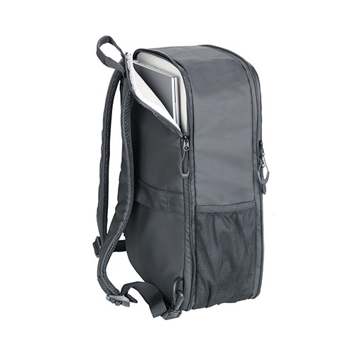 Zaino portacomputer TROIKA BLACK EXPANDABLE