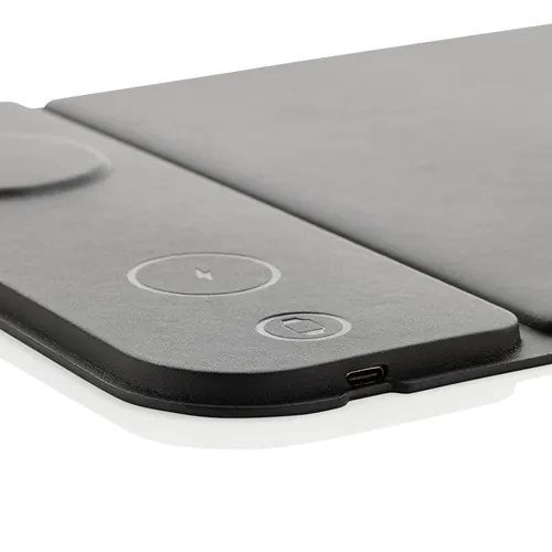 Tappetino mouse 3in1 con ricarica wireless 15W in rPET RCS