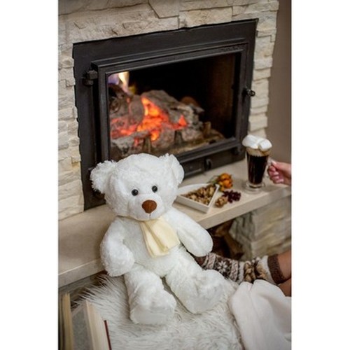 Plush teddy bear | Monty White Plush teddy bear | Monty White