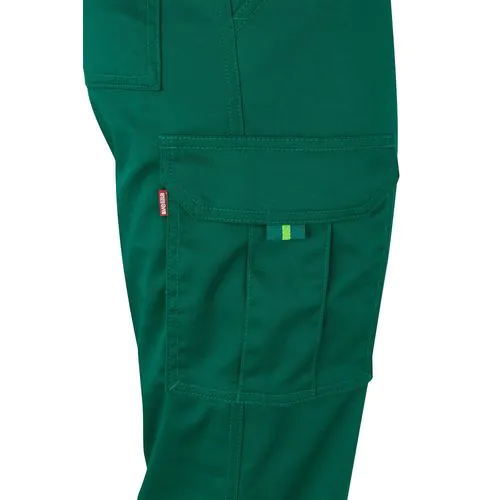 VL ZEUS LARGE. Two-tone, multi-pocket stretch trousers (240g/m²), in cotton (46%), EME (38%) and polyester (16%)