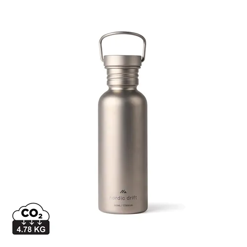 Bouteille d'eau 600ml ultra légère titane Nordic Drift Trail