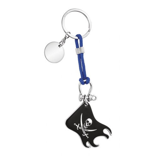 PORTE-CLES DRAPEAU PIRATE AVEC JETON PORTE-CLES DRAPEAU PIRATE AVEC JETON