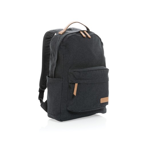 Impact AWARE™ 16 oz. recycled canvas laptop rugzak Impact AWARE™ 16 oz. recycled canvas laptop rugzak