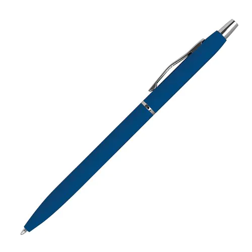 Stylo bille fin caoutchouté