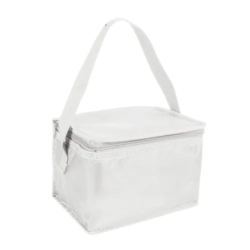 210T polyester cooler bag silver inside