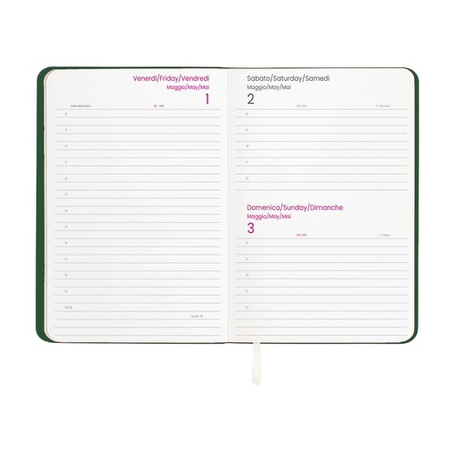 2026 daily planner with soft cover in thermo-reactive PU 2026 daily planner with soft cover in thermo-reactive PU