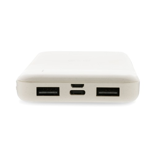 Powerbank inalámbrico de plástico reciclado estándar RCS