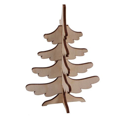 3D wooden-puzzle card - christmas tree 3D wooden-puzzle card - christmas tree