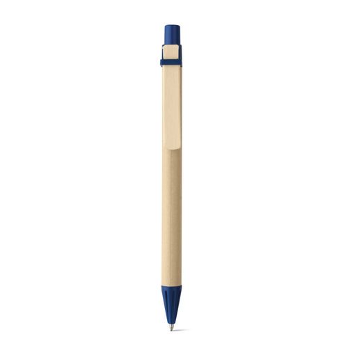 NAIROBI. Penna a sfera in carta kraft e clip in legno