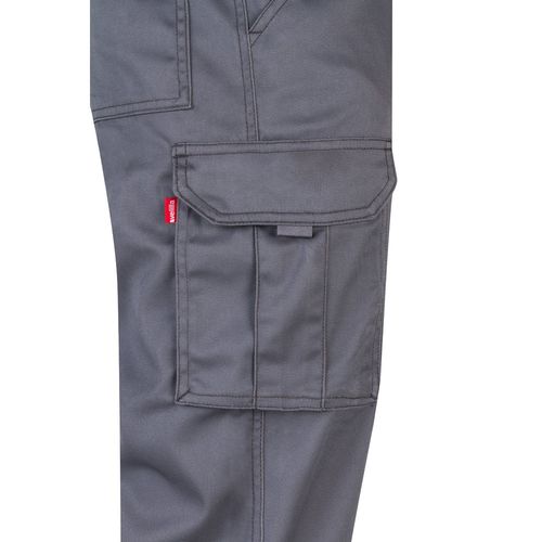 VL LUGH. Pantalon stretch, multipoches (240g/m²) en coton (46%), EME (38%) et polyester (16%)