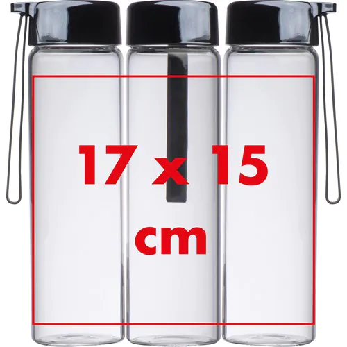 Bouteille en verre avec couvercle en PP Sevilla
