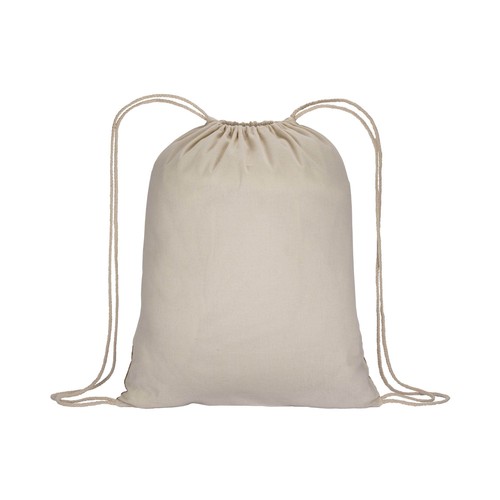 135g /m2 cotton backpack with choke closure, cork base 135g /m2 cotton backpack with choke closure, cork base