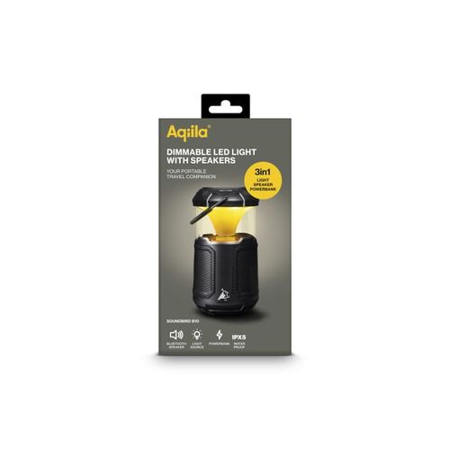 Aqiila Soundbird B10 Bluetooth Speaker with Light and Powerbank Aqiila Soundbird B10 Bluetooth Speaker with Light and Powerbank