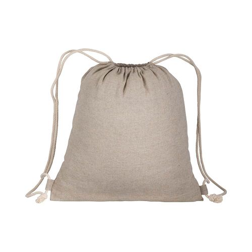 150g/m2 recycled cotton drawstring backpack
