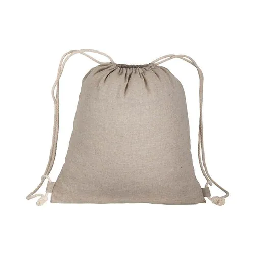 150g/m2 recycled cotton drawstring backpack 150g/m2 recycled cotton drawstring backpack
