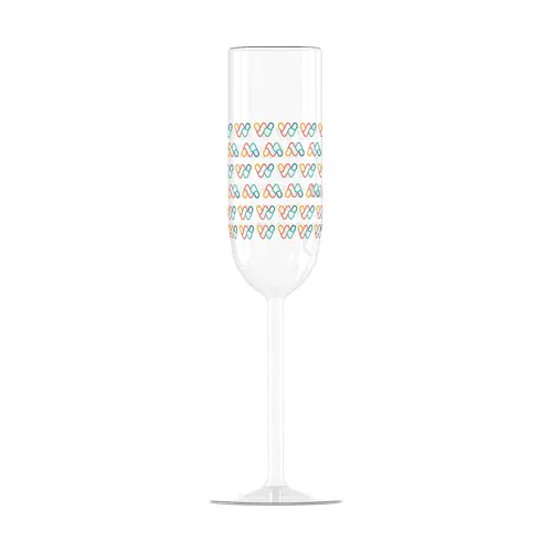 Personalised champagne flute 22cl - Digital printing