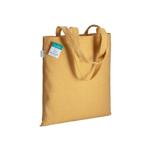 Bolsa de algodón reciclado 280 g/m2, asas largas Bolsa de algodón reciclado 280 g/m2, asas largas
