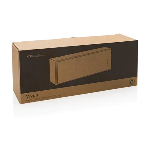 Altavoz Wynn inalámbrico 10W de bambú Altavoz Wynn inalámbrico 10W de bambú