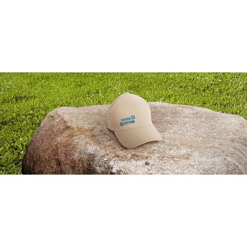 NATHAN. Gorra 100% algodón (260 g/m²) con 6 paneles
