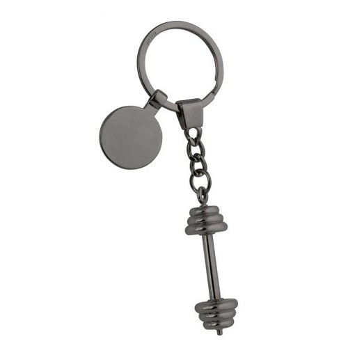 BURNISHED GYM HANDLEBAR KEY RING