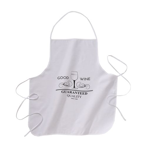 20% cotton/80% polyester (120 g/m2) cooking apron, 68 x 72 cm