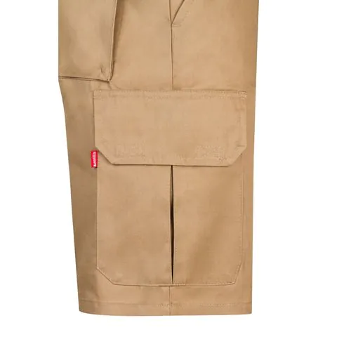 VL CHIONE. Bermuda sergé, multipoches (200g/m²), en coton (35%) et polyester (65%)