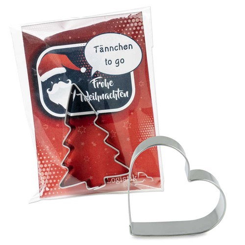 Baking-shape in bag - winter - Heart Baking-shape in bag - winter - Heart
