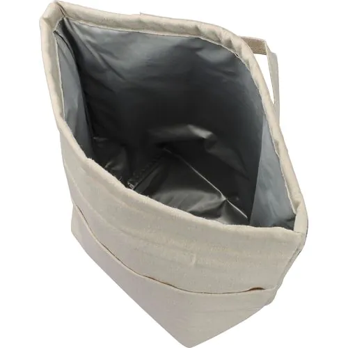 Gerecycled katoen (220 gsm) rolltop koeltas Faith