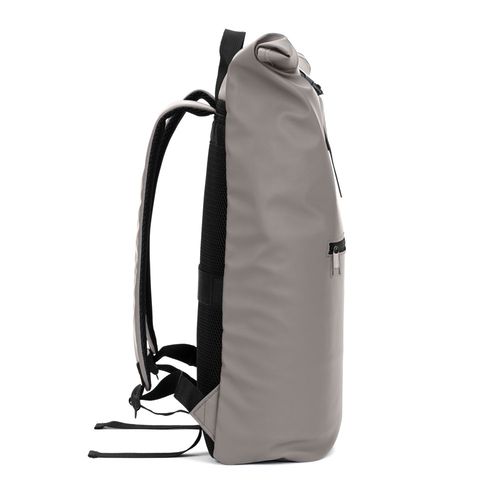 PORTLAND. The PU roll top backpack with a 16" laptop pocket PORTLAND. The PU roll top backpack with a 16" laptop pocket