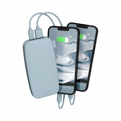 Fresh 'n Rebel Powerbank 12000 mAh USB-C Dusky Blue Fresh 'n Rebel Powerbank 12000 mAh USB-C Dusky Blue