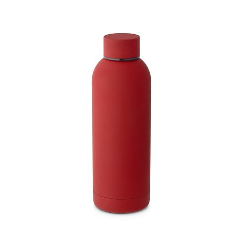 ODIN. Trinkflasche aus Edelstahl (36% recycelt) (550 mL) mit gummierter Oberfläche ODIN. Trinkflasche aus Edelstahl (36% recycelt) (550 mL) mit gummierter Oberfläche