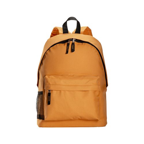 600D polyester 3-pocket backpack (one mesh side pocket). Adjustable shoulder straps 600D polyester 3-pocket backpack (one mesh side pocket). Adjustable shoulder straps