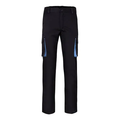 VL FIDES. Two-tone, multi-pocket stretch trousers (240g/m²), in cotton (46%), EME (38%) and polyester (16%) VL FIDES. Two-tone, multi-pocket stretch trousers (240g/m²), in cotton (46%), EME (38%) and polyester (16%)